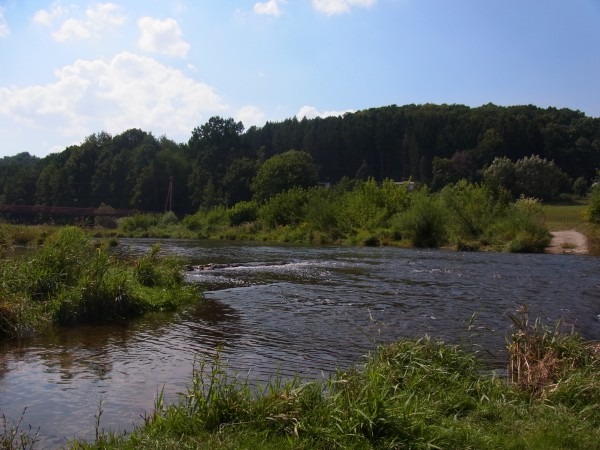 Seltenheit eine Furth durch die Zschopau bei Limmritz