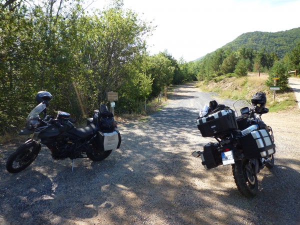 am Col de Palomere beginnt die Pista A 121