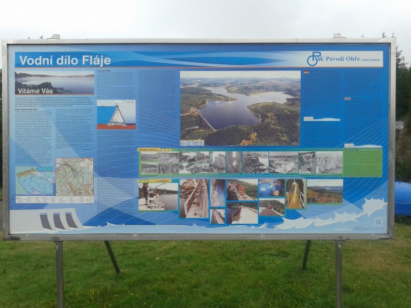 Talsperre bei Flaje (Tschechien)
