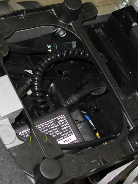 MagCode unter dem Sitz