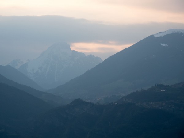 Blick von Prestine aus nach Westen