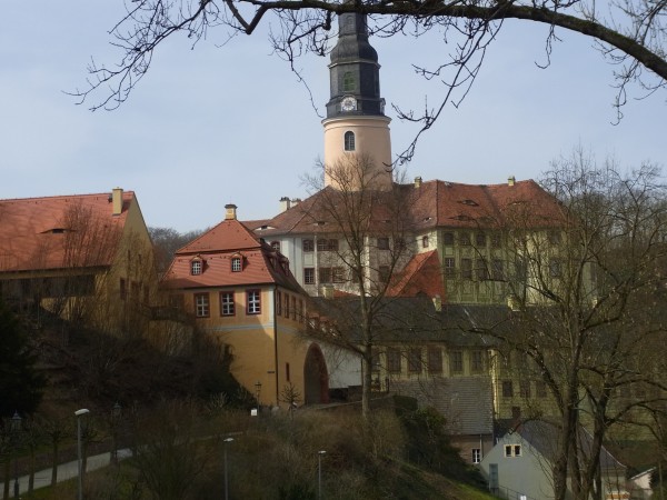 Schloss Weesenstein in der Frühlingssonne...