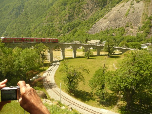Kreisviadukt bei Brusio