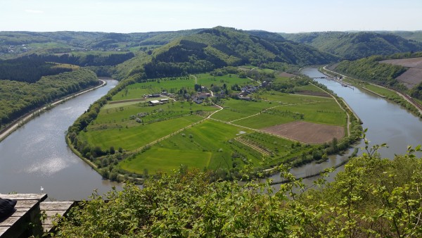 Blick auf die &quot;Hammer Saarschleife&quot; bei Serrig