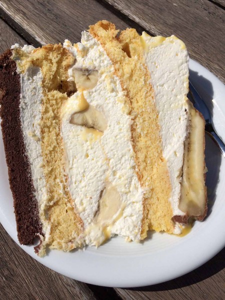 Das kleine Stückchen Sahnetorte