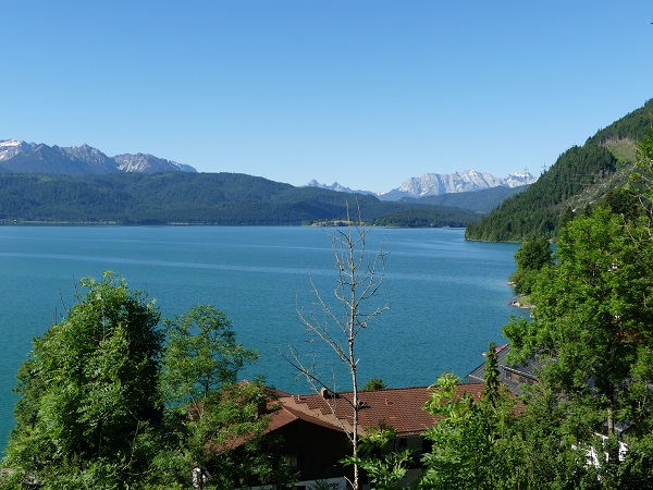 Walchensee am Morgen von Norden aus