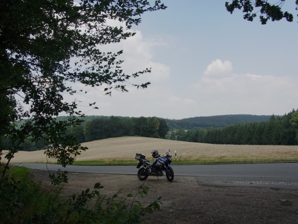 panorama im altenburger land, hier in der nähe von kaufungen...