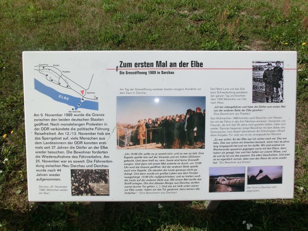 Am Fähranleger in Darchau.