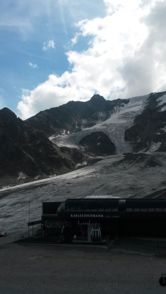 Blick zum Gletscher