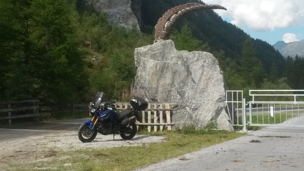 Ausgang der Gletscherstraße