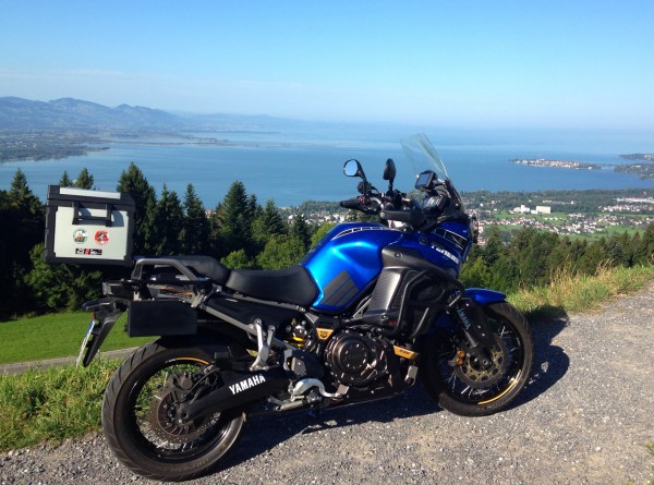 Schöner Ausblick von Eichenberg (A) auf den Bodensee