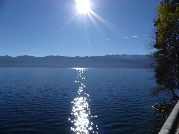 Aller Anfang - heute Vormittag am Walchensee...