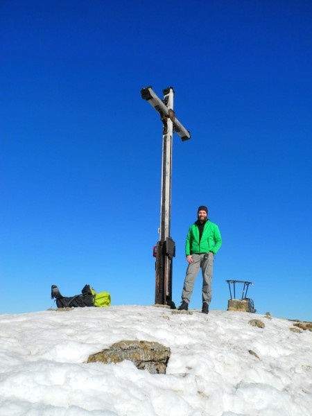 Auf dem Rotwand-Gipfel (1884 m)