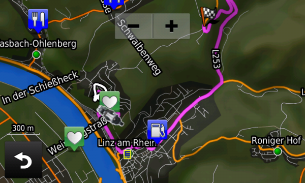 Zumo 590 führt trotz Sperrung "Rheinhöller" dort her!?