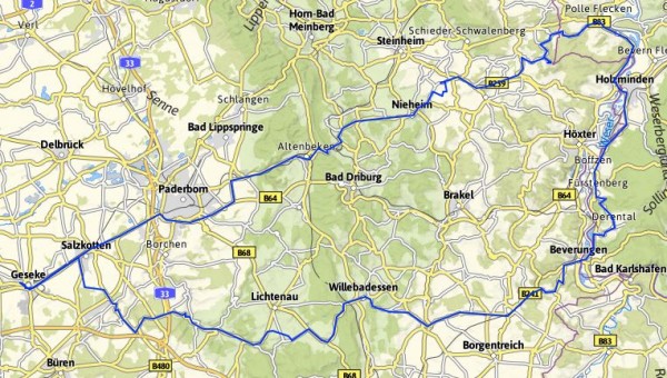 2017.03.04 Weser &amp; Köterberg 213 km