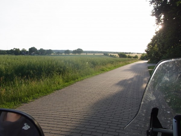 weite Landschaft im Morgenlicht, hier bei Waldsassen...