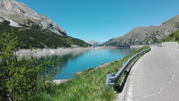 Marmoladestausee fast leer
