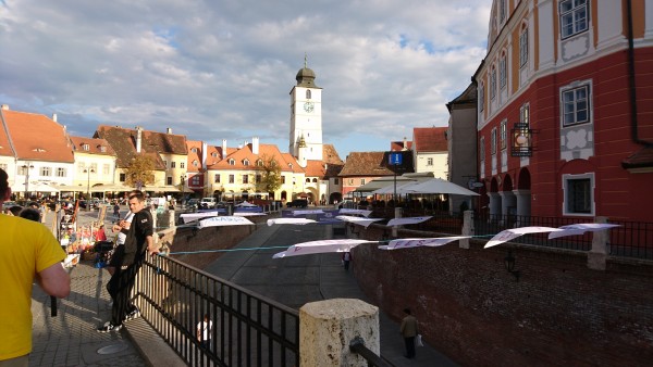 Der kleine Markt von Sibiu