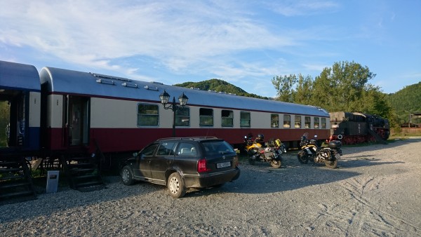 Der Karpatenexpress, unser Hotel für zwei Nächte