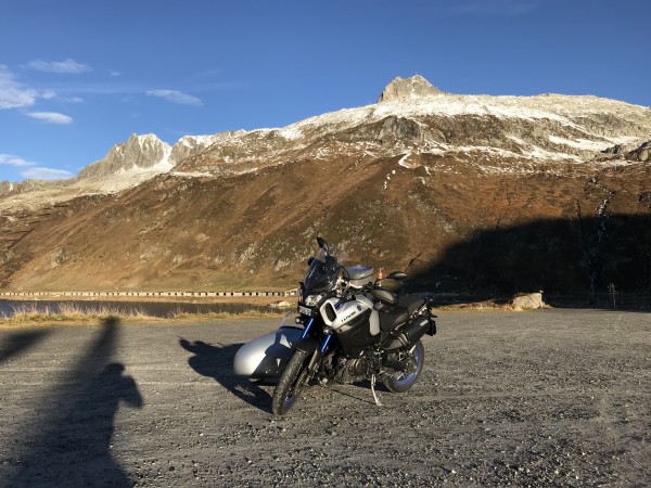 Oberalppass, morgens um 8h; 4°C
