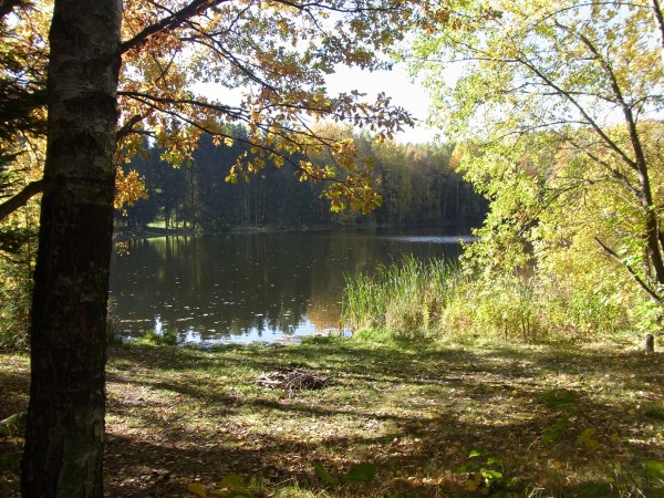 ein weiterer herbstlicher see entschädigte für die recht abenteuerlich-schlammige anfahrt...