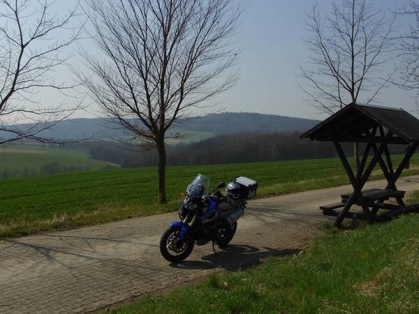 Blick auf den Rochlitzer Berg...