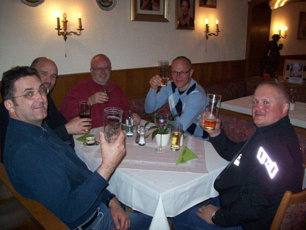 Abendliche alt Herrenrunde