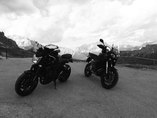 Passo di Giau bei Sonne ;)