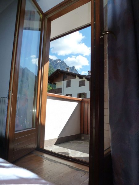 Ausblick vom Hotelbett.