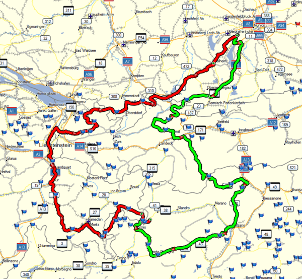 (c) Garmin MapSource 2012