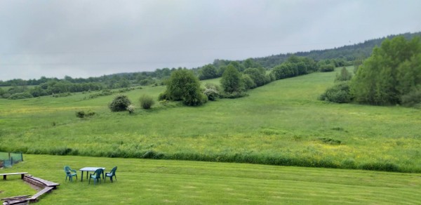 Blick aus der Unterkunft