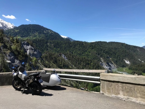 über der Rheinschlucht