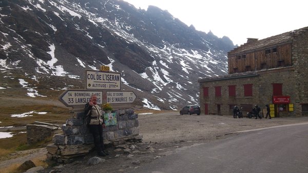 Am Col de l`Iseran