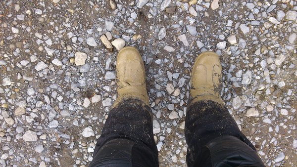 Die Stiefel blieben auch nicht verschont