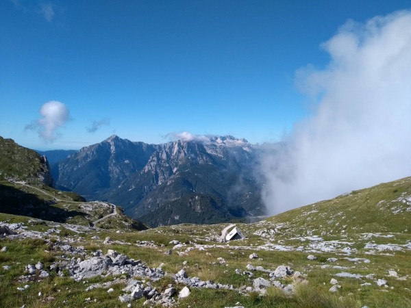 Blick vom Mangart