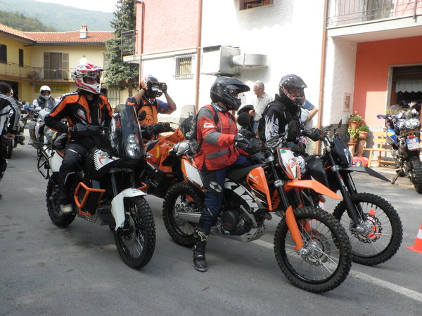 Die KTM-Fraktion am Start