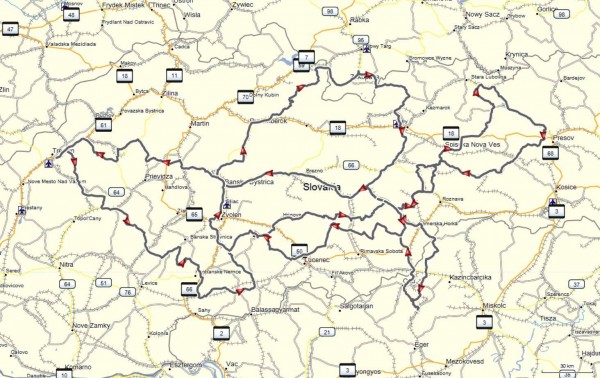 Tracks in der Slowakei