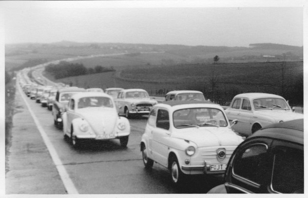 Autobahn A7 Ostern 1962