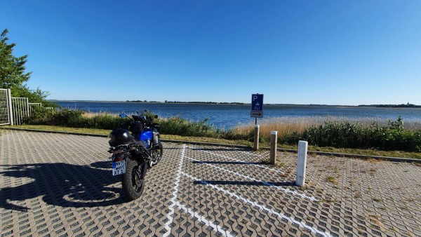 Blick auf den Greifswalder Bodden von der Insel Riems aus