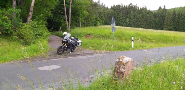 noch ein kleines Päuschen, Nähe Sinntal (Rückweg)