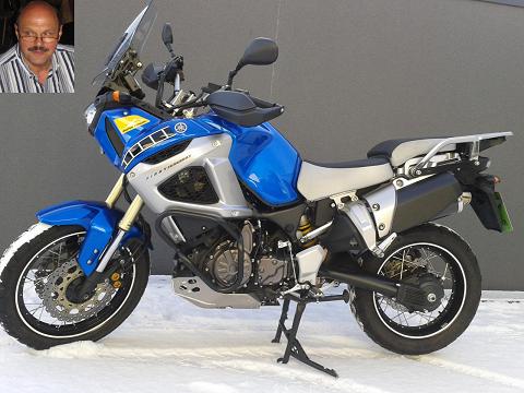 meine blaue im Schnee