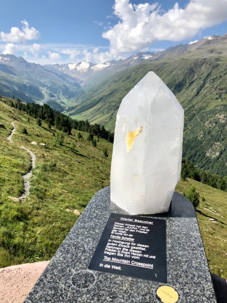 Oben an der Mautstation Timmelsjoch