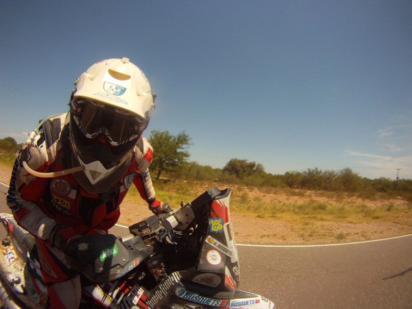 So dicht kommt man an die Profis ran. Natürlich nicht während des Rennens..