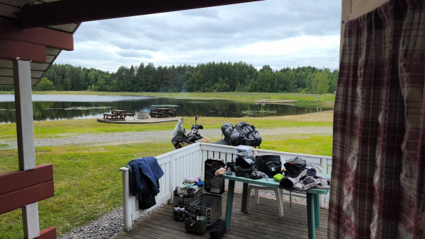 Hier die Aussicht