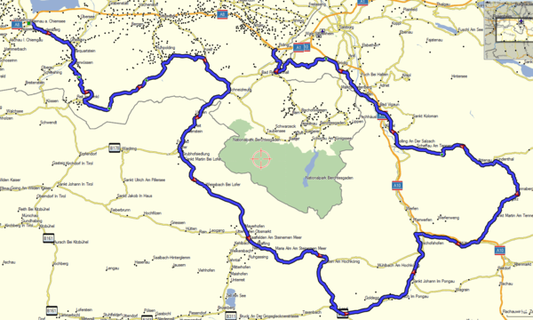 (c) Garmin MapSource 2010