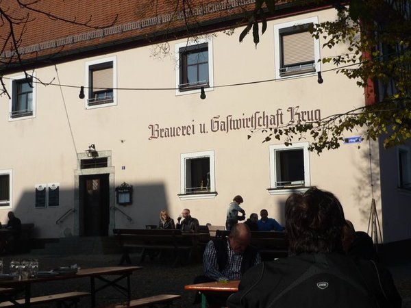 2011-Okt-29 im Biergarten