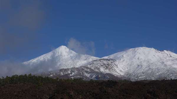 Schnee am Teide - Teneriffa