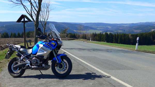 Da hinten muss irgendwo Lauenstein sein