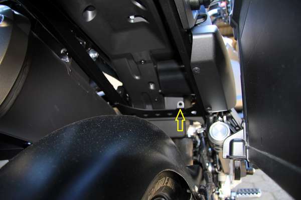 Bei der Z ist dort der Bremsflüsigkeitbehälter