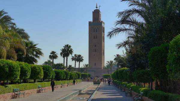 Minarett der Koutoubia-Moschee